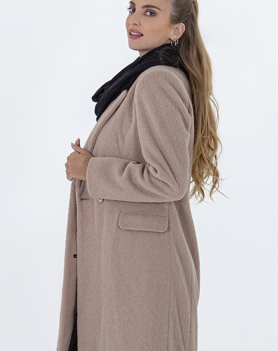 double breasted coat whit flaped