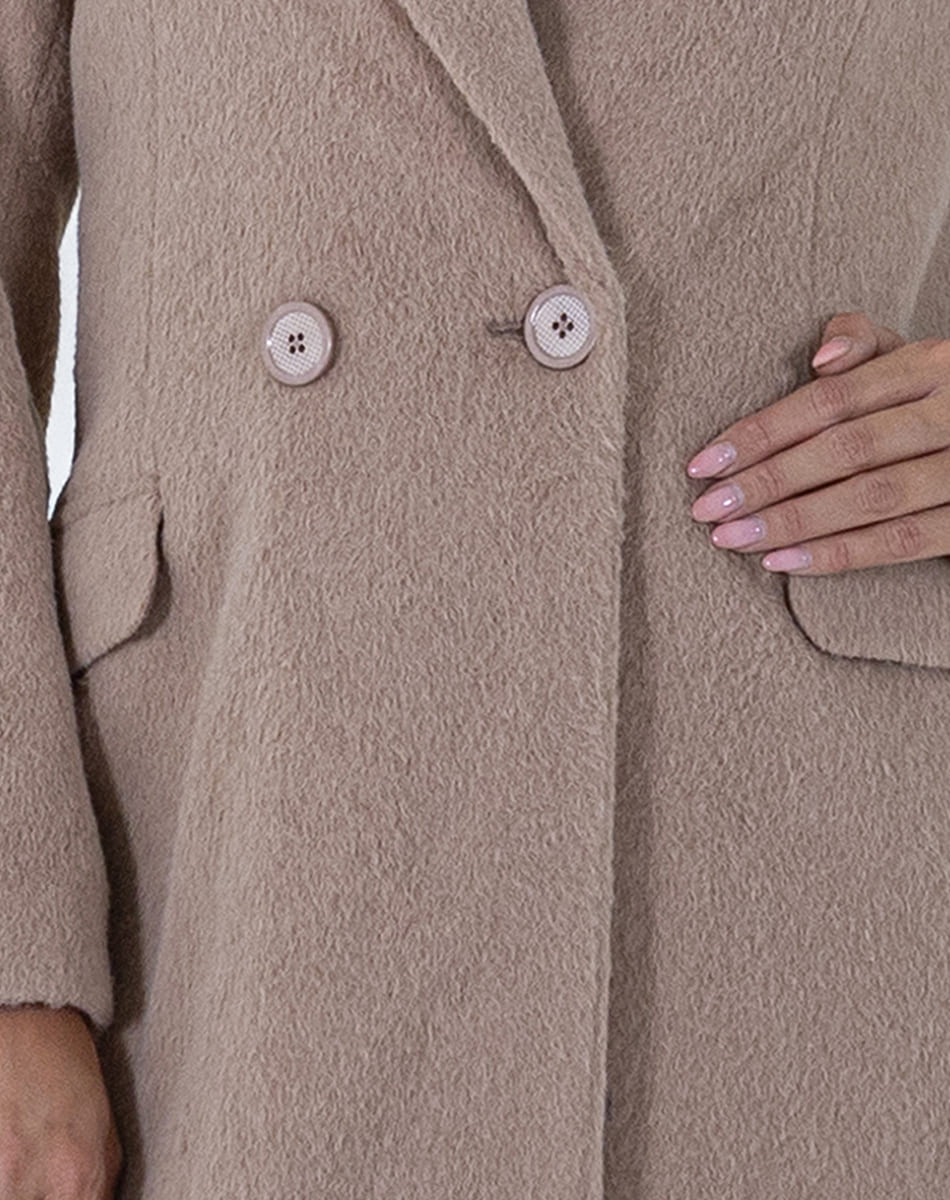 double breasted coat whit flaped