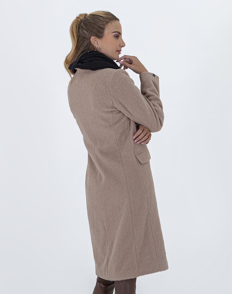 double breasted coat whit flaped