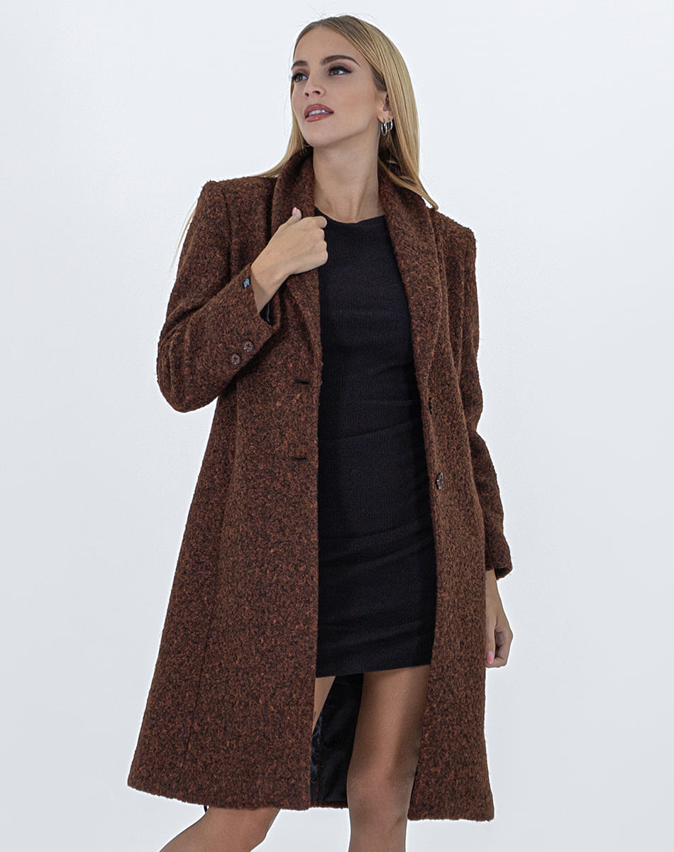 Bouclé coat