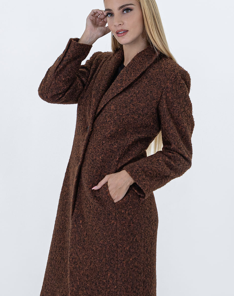 Bouclé coat