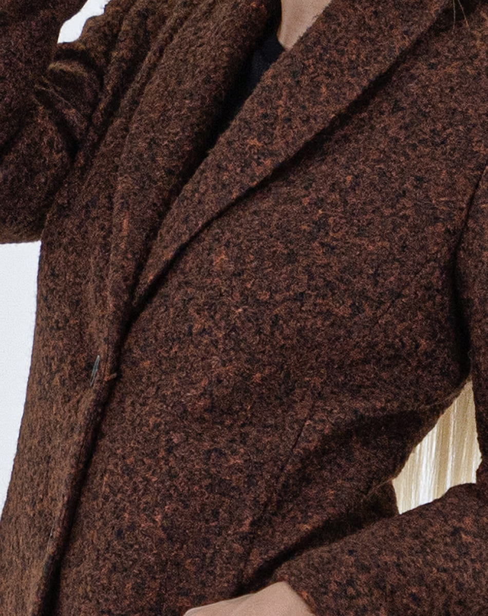 Bouclé coat