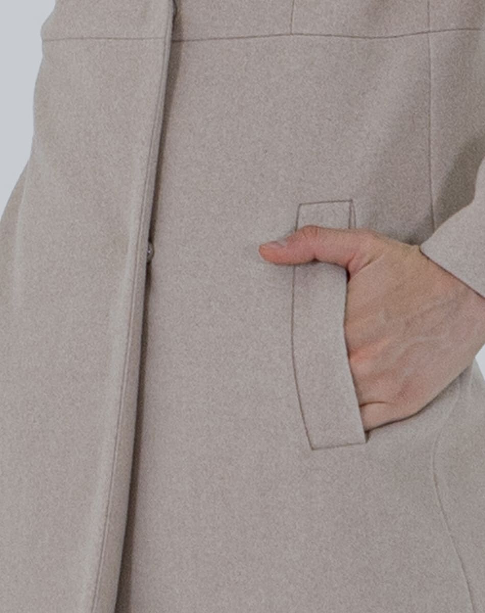 Mao collar coat