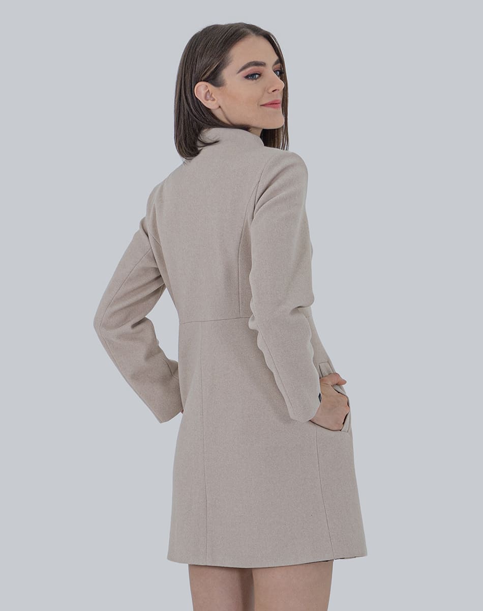 Mao collar coat