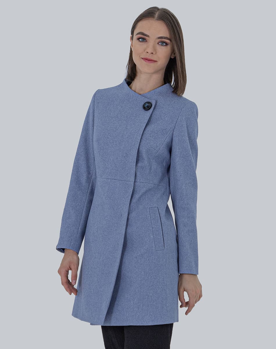 Mao collar coat
