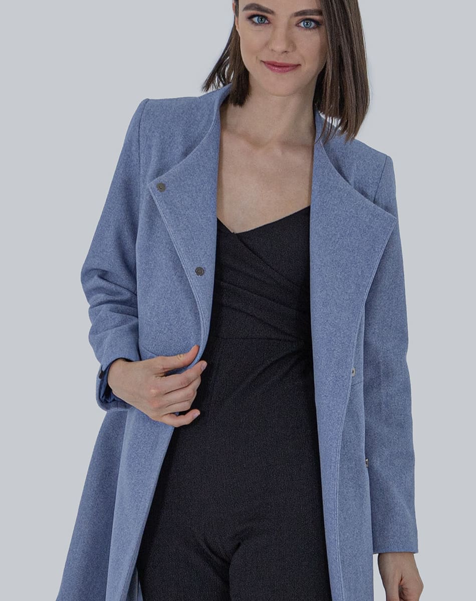 Mao collar coat