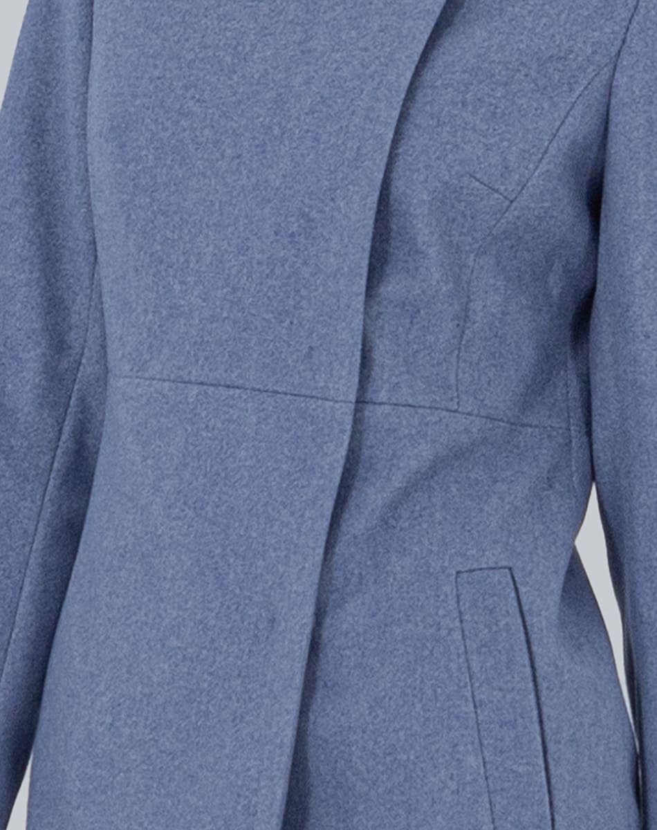 Mao collar coat