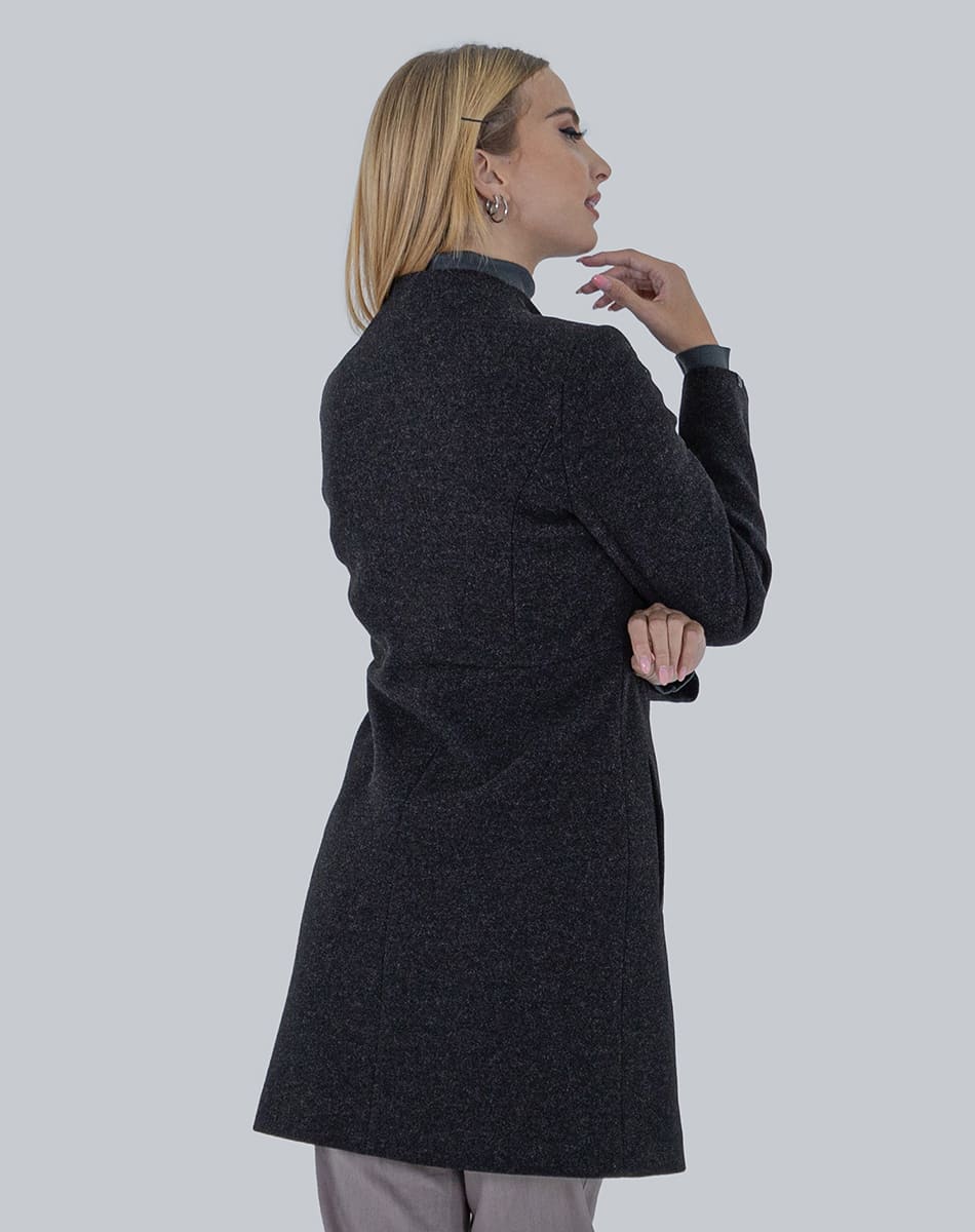 Mao collar coat