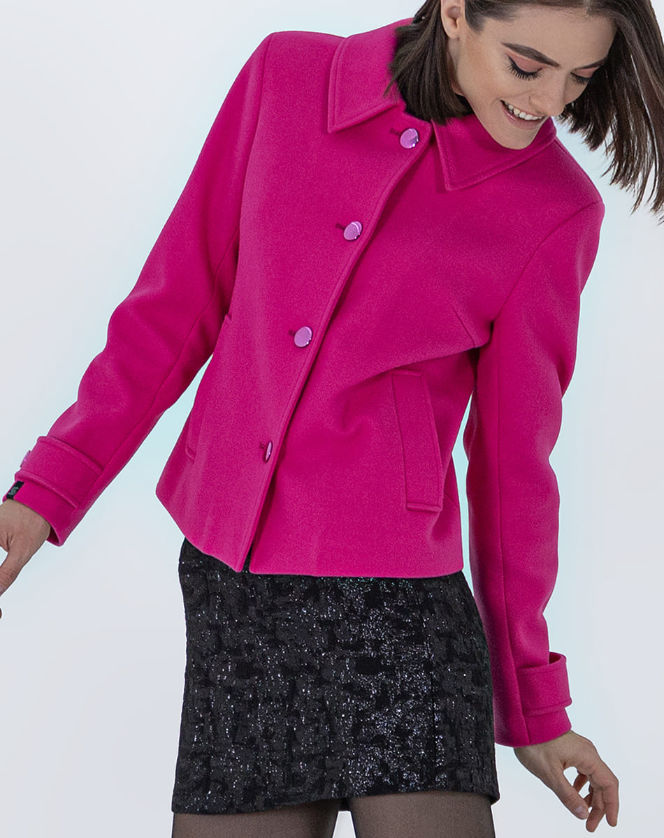 Three Quarter Sleeve Short Coat