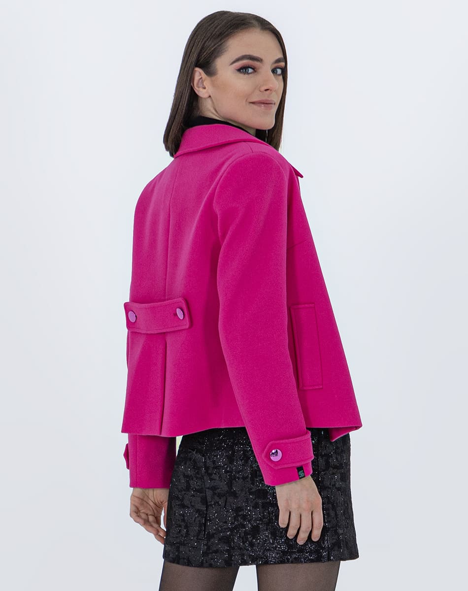 Three Quarter Sleeve Short Coat