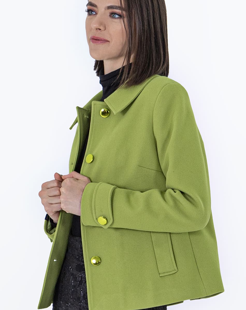 Three Quarter Sleeve Short Coat