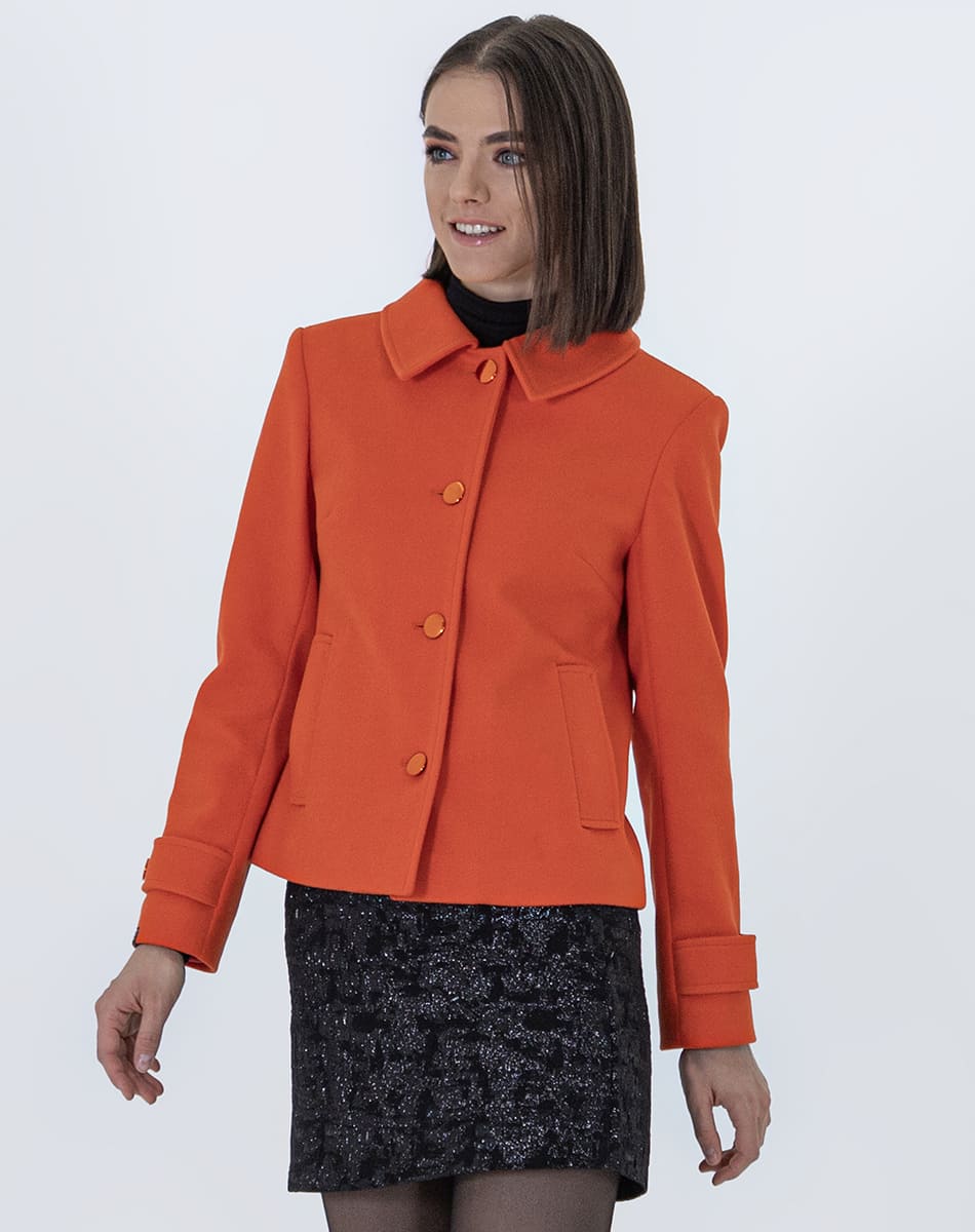 Three Quarter Sleeve Short Coat
