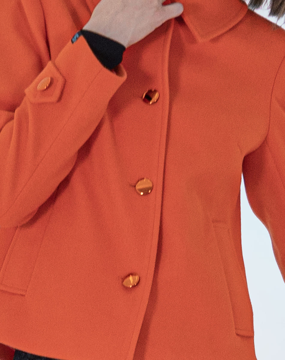Three Quarter Sleeve Short Coat