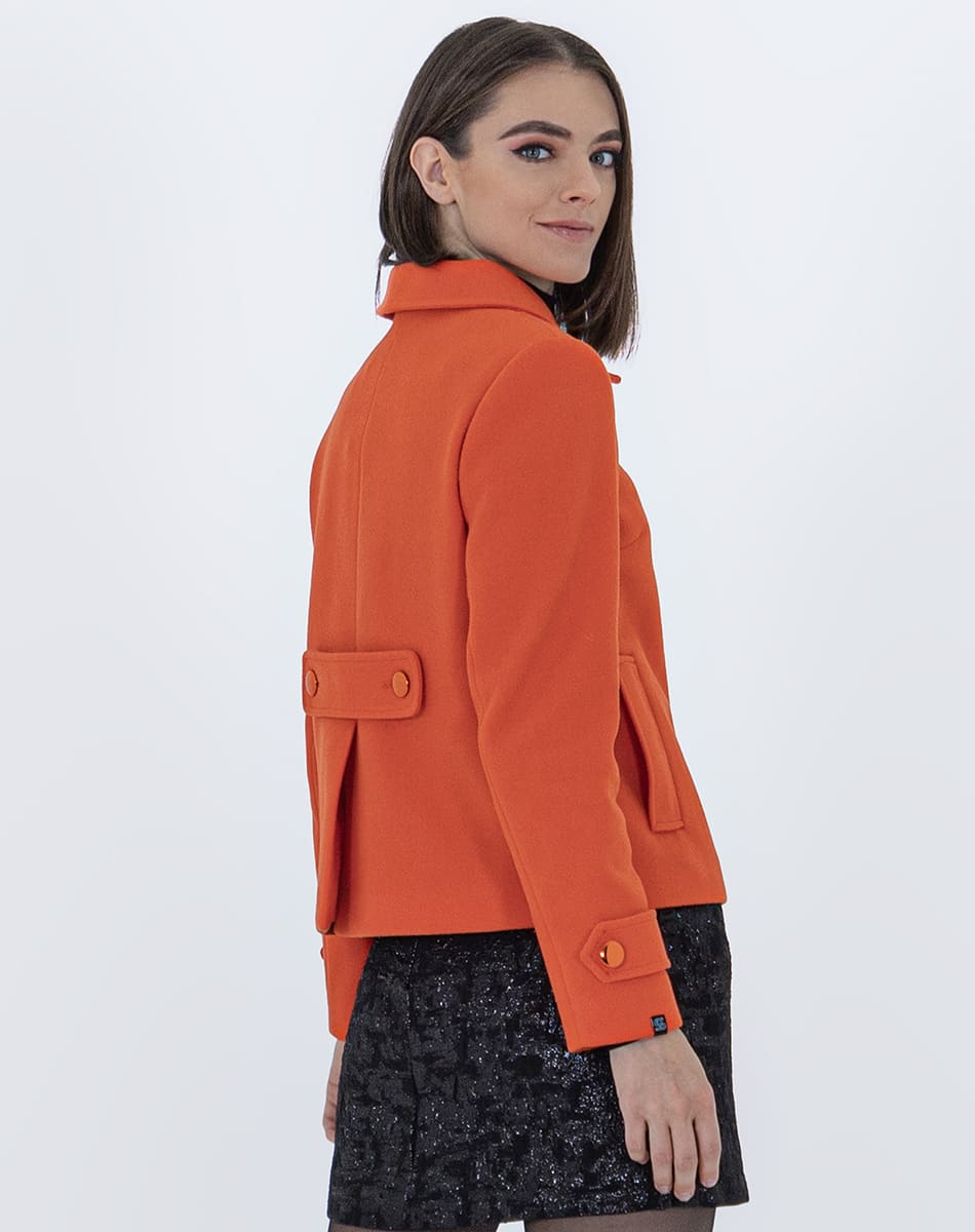 Three Quarter Sleeve Short Coat