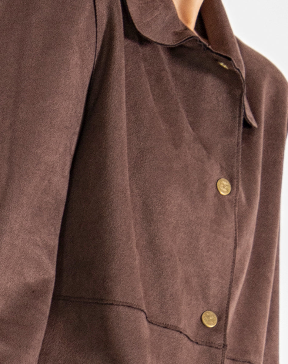 Short Suede Coat