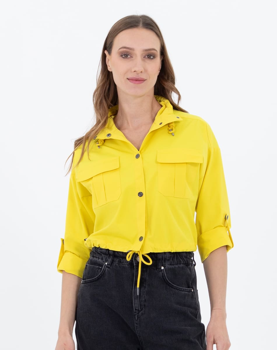 Trendy Girl short length raincoat