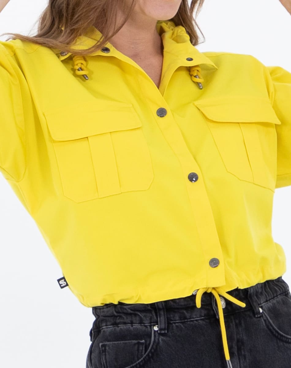 Trendy Girl short length raincoat