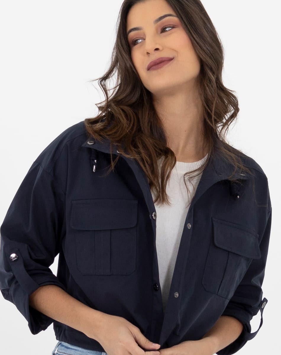 Trendy Girl short length raincoat