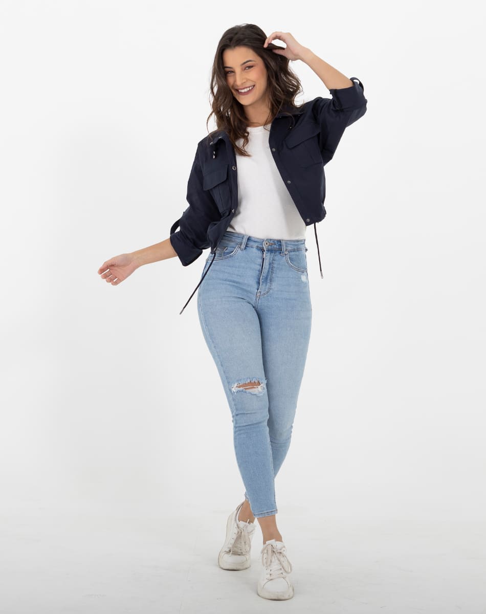 Trendy Girl short length raincoat