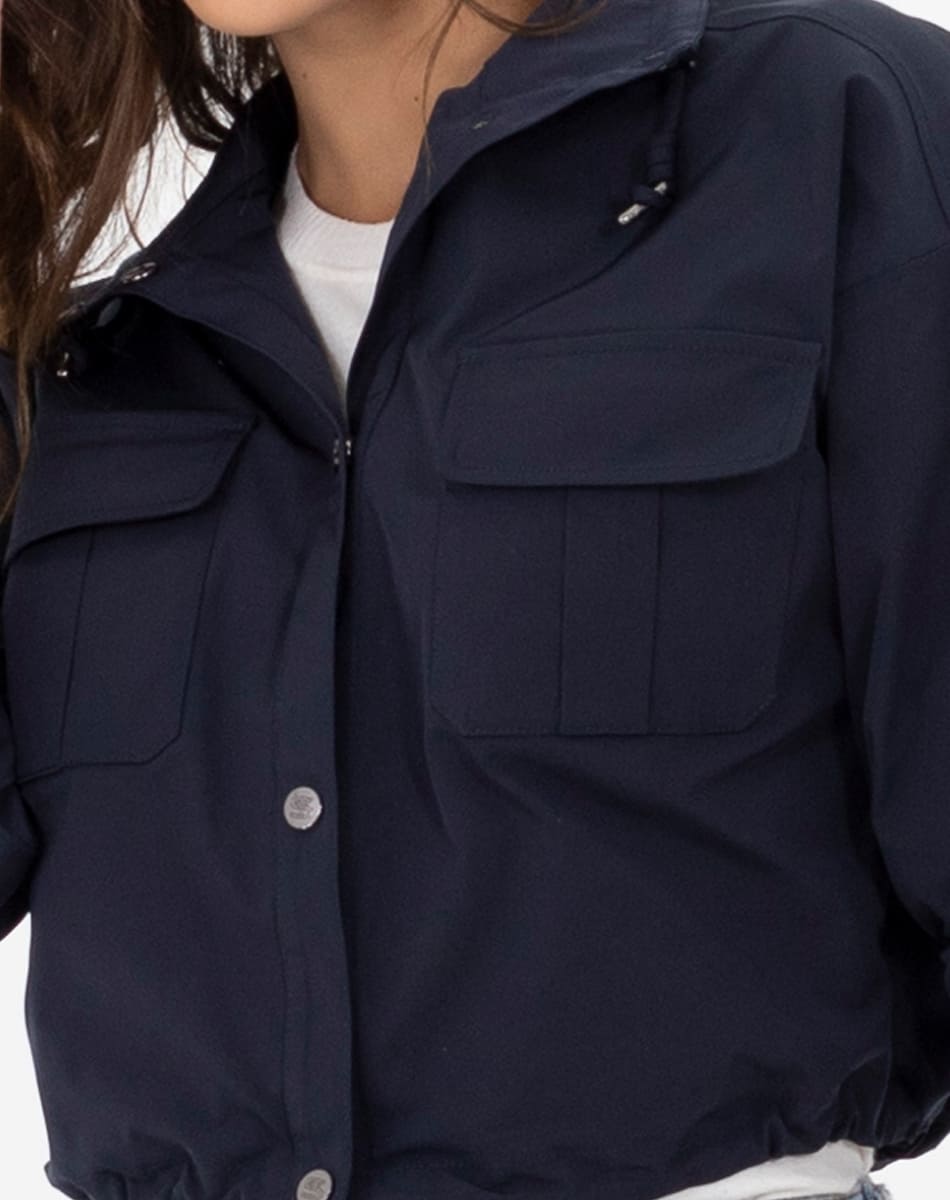Trendy Girl short length raincoat