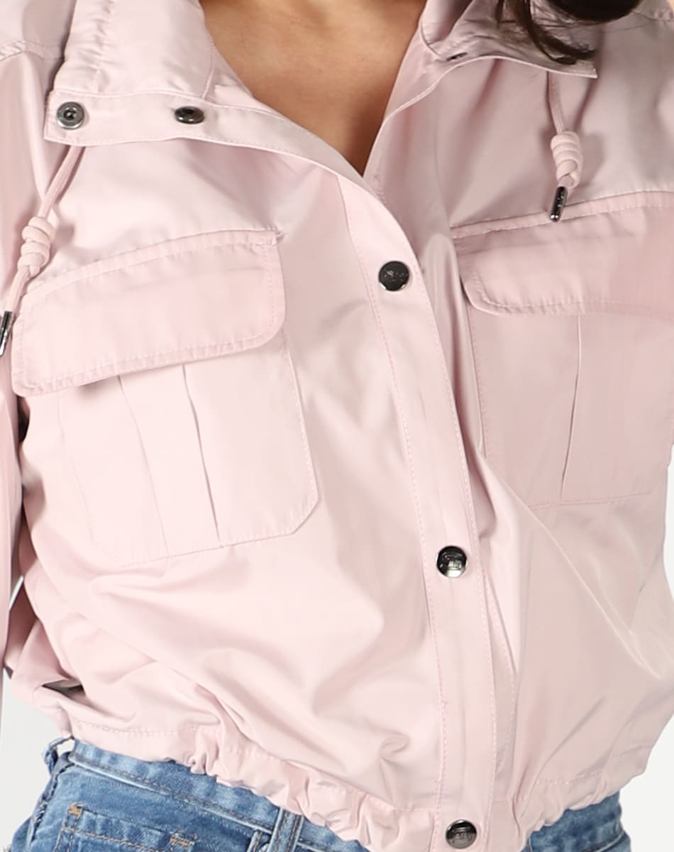 Trendy girl trench coat