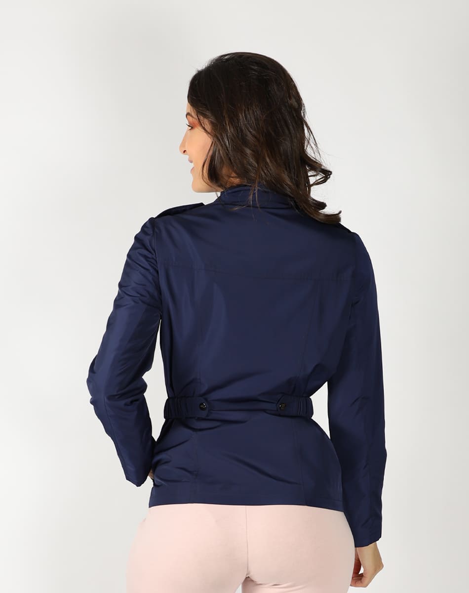 Trendy girl trench coat