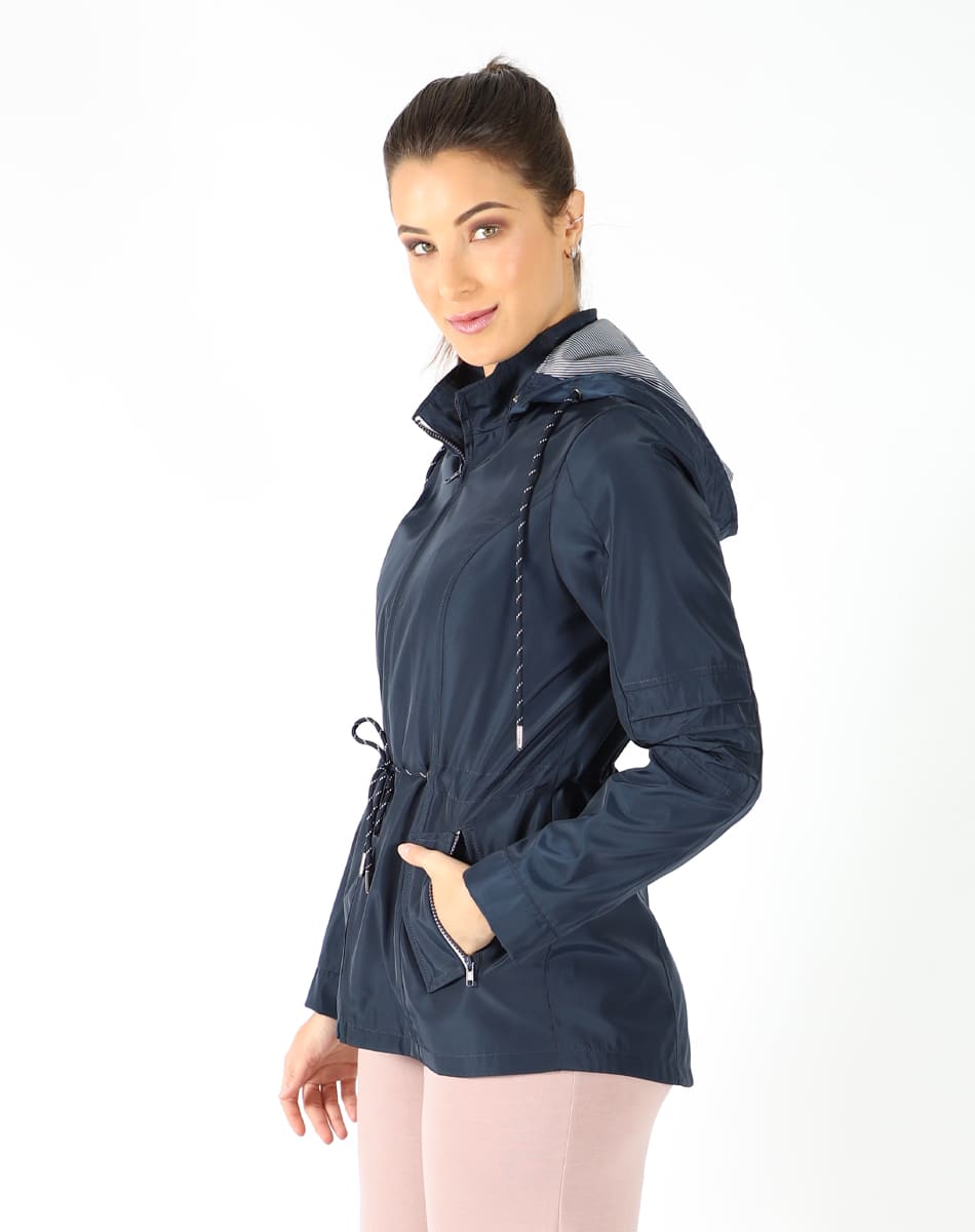 Trendy girl trench coat