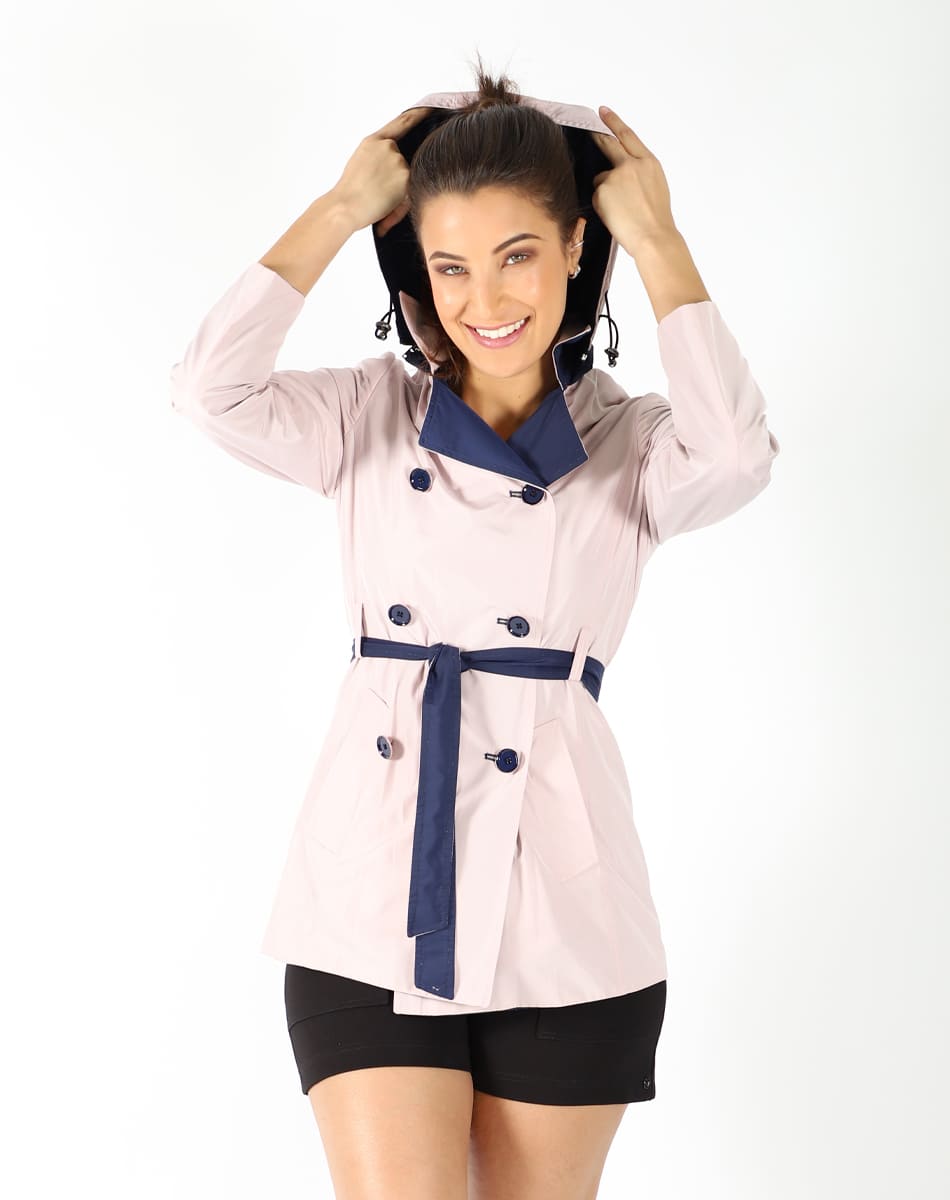 Double view trench coat
