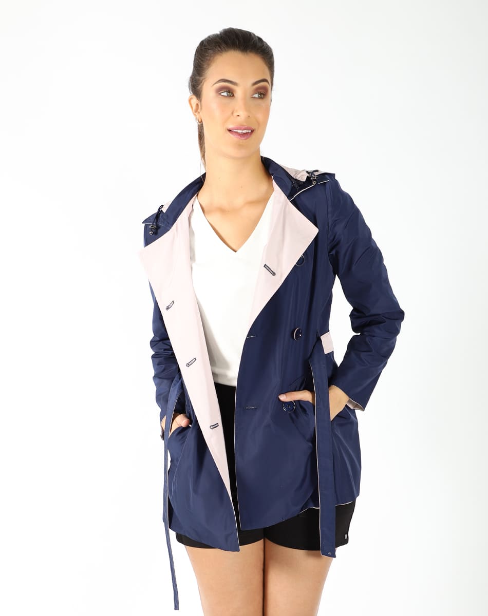 Double view trench coat
