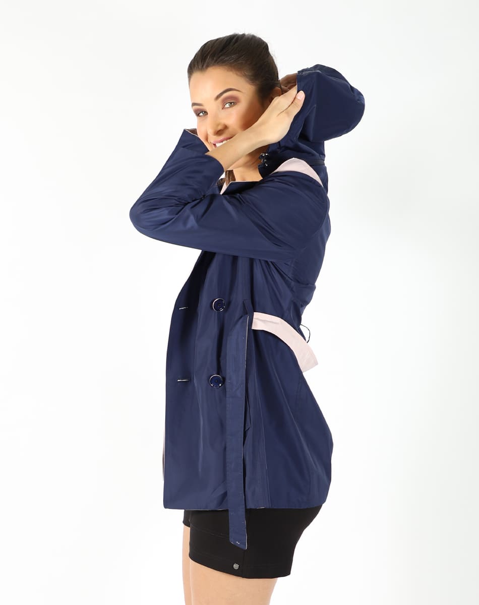 Double view trench coat