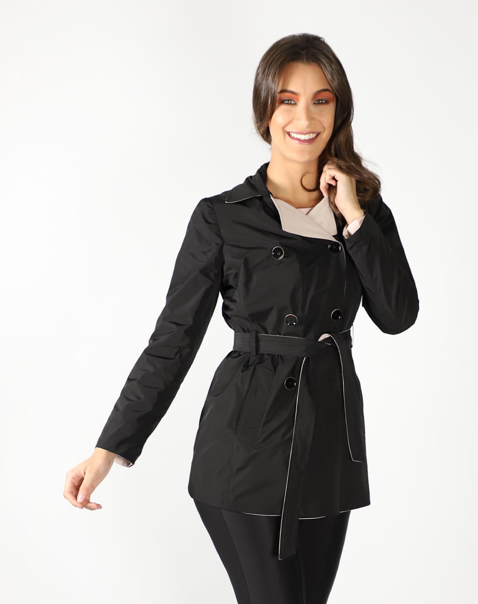 Double view trench coat