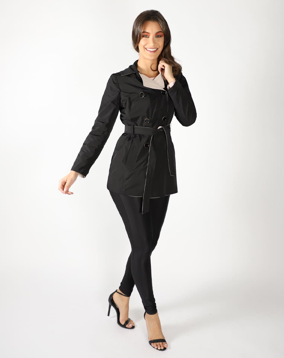 Double view trench coat