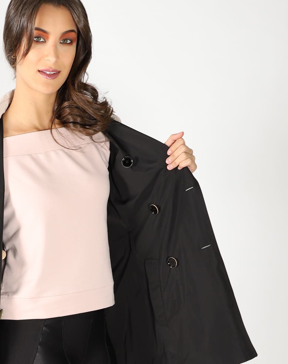 Double view trench coat