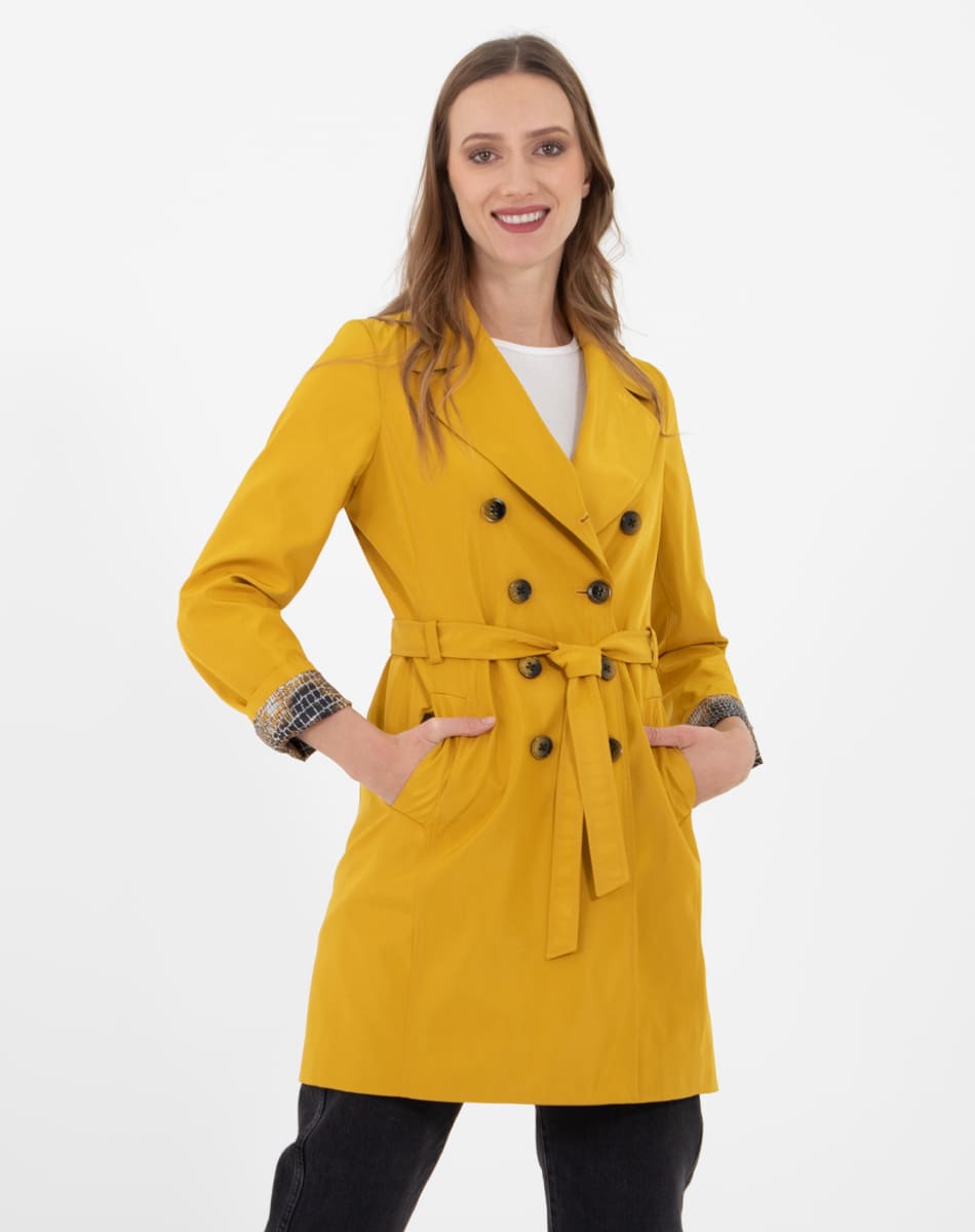 Long raincoat