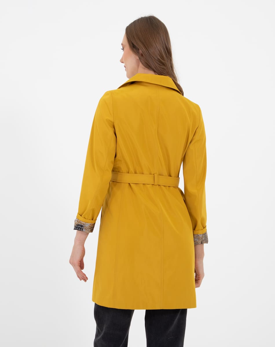 Long raincoat