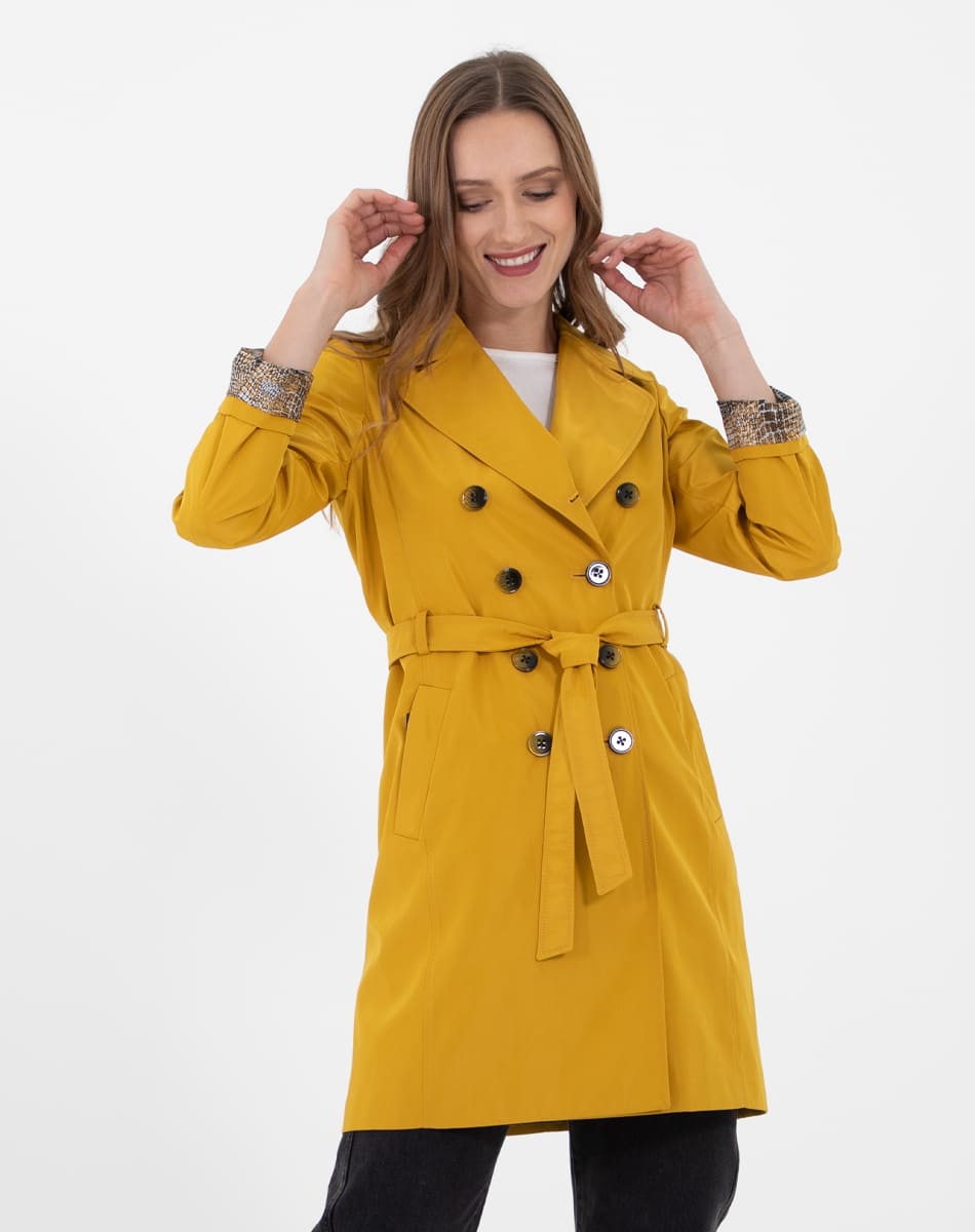 Long raincoat