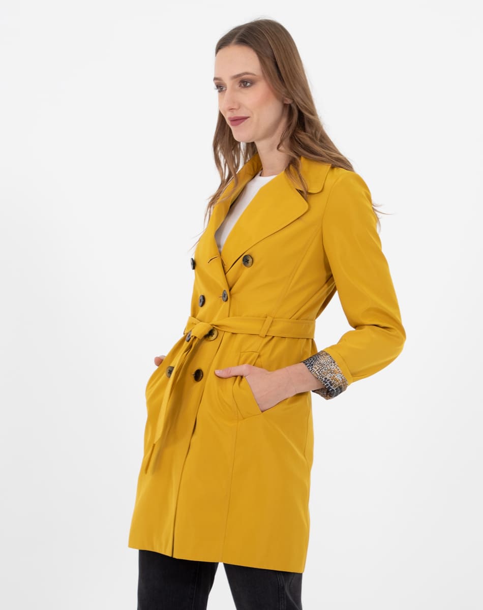 Long raincoat