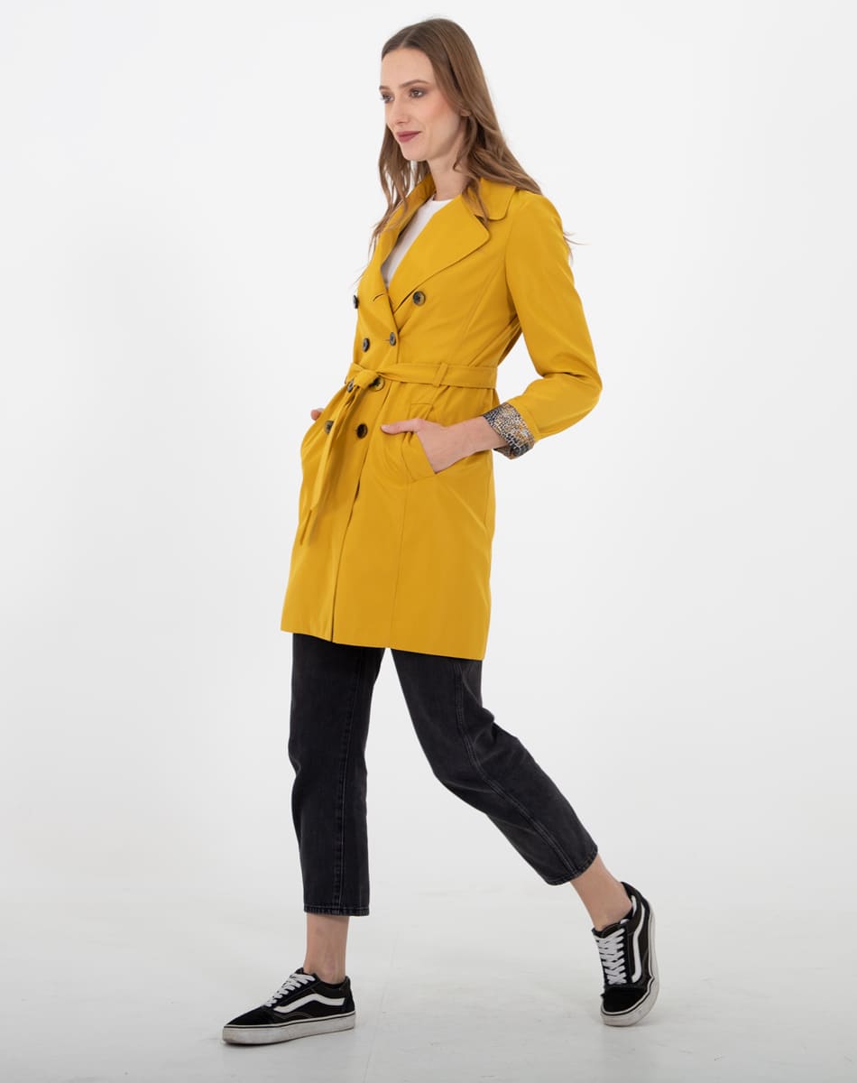 Long raincoat