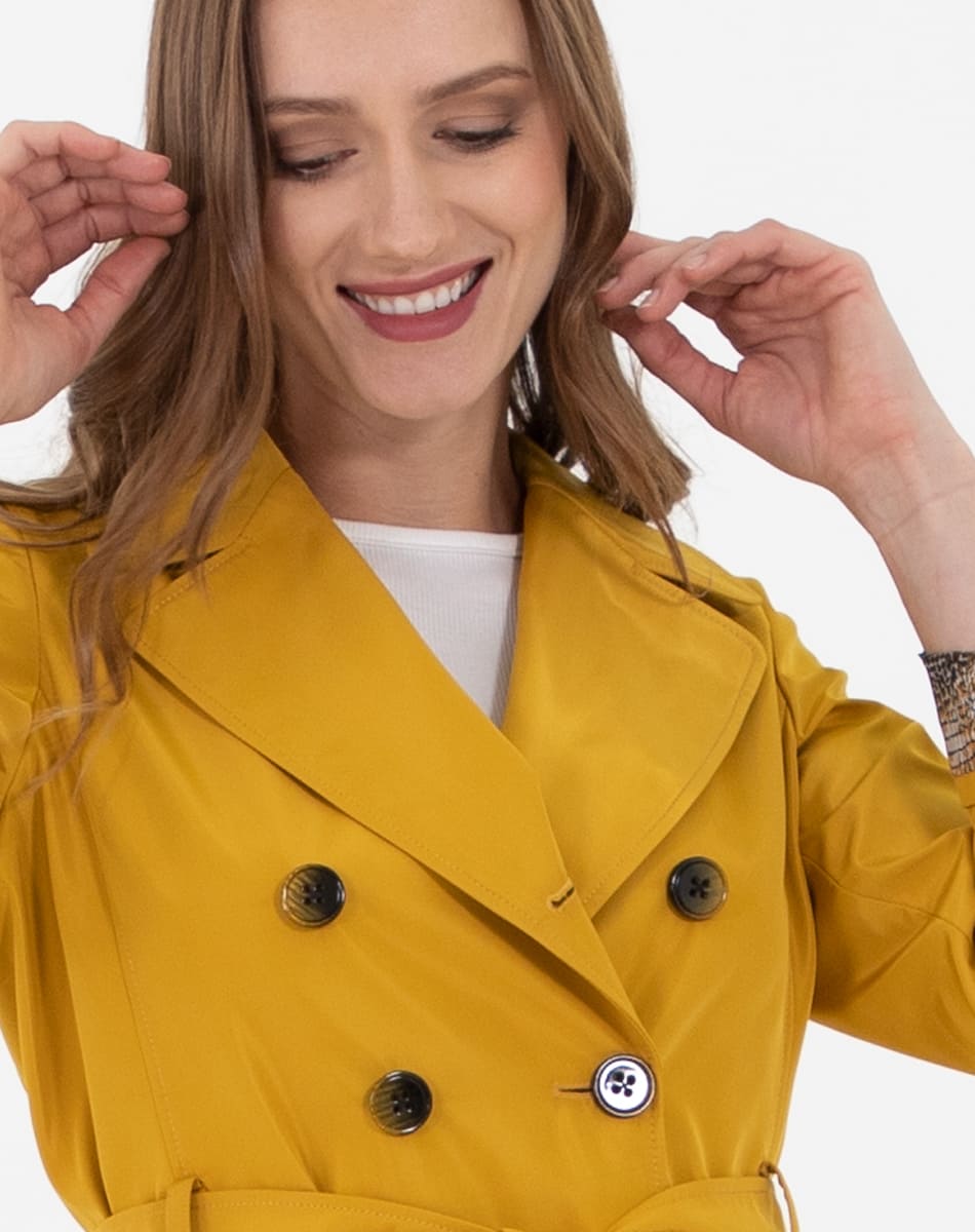 Long raincoat