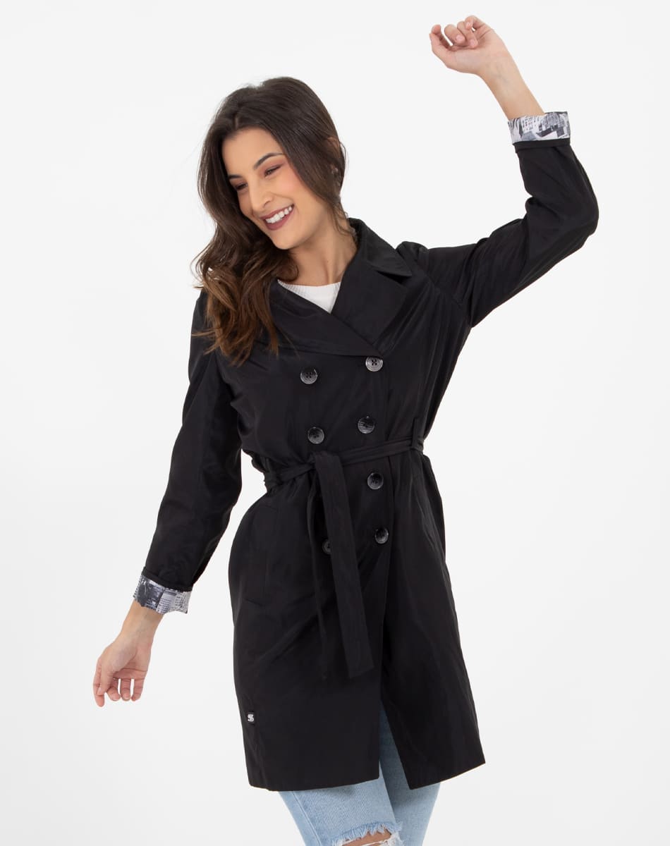 Long raincoat