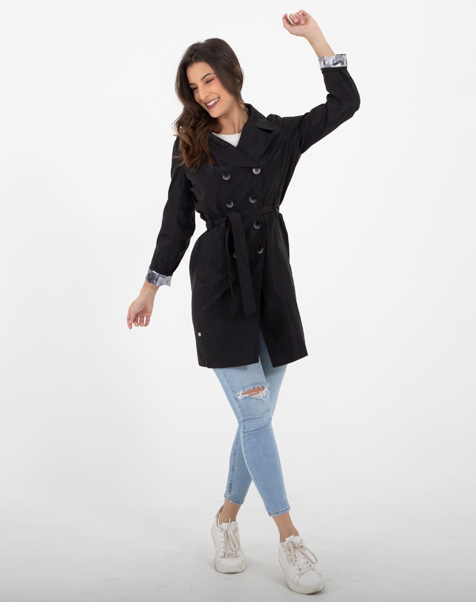 Long raincoat