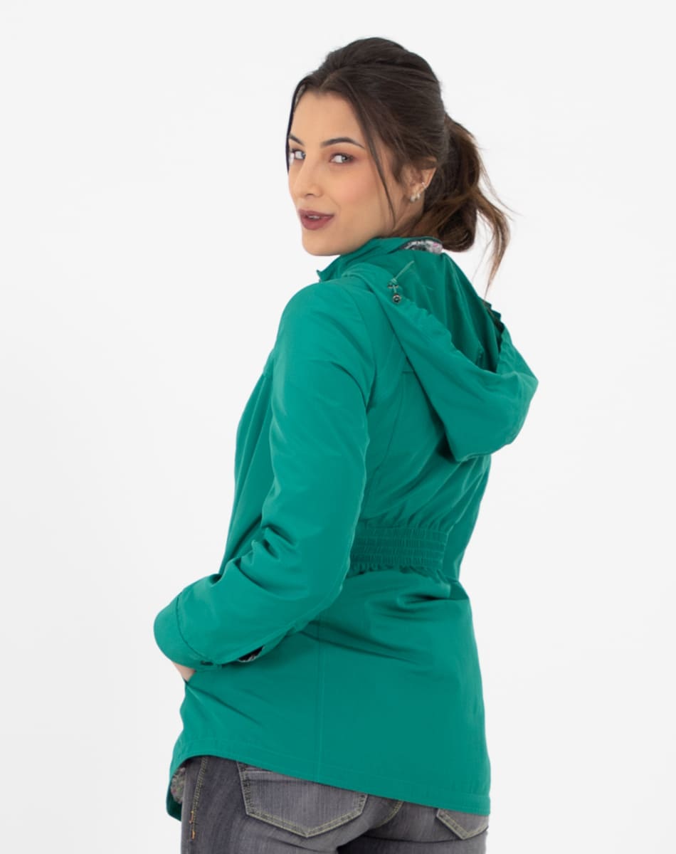 Detachable hood raincoat