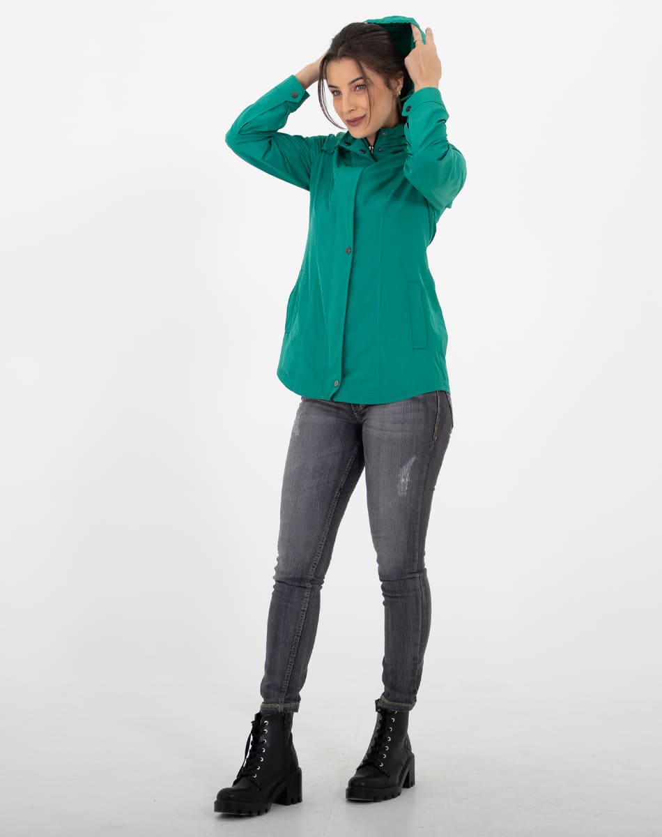 Detachable hood raincoat