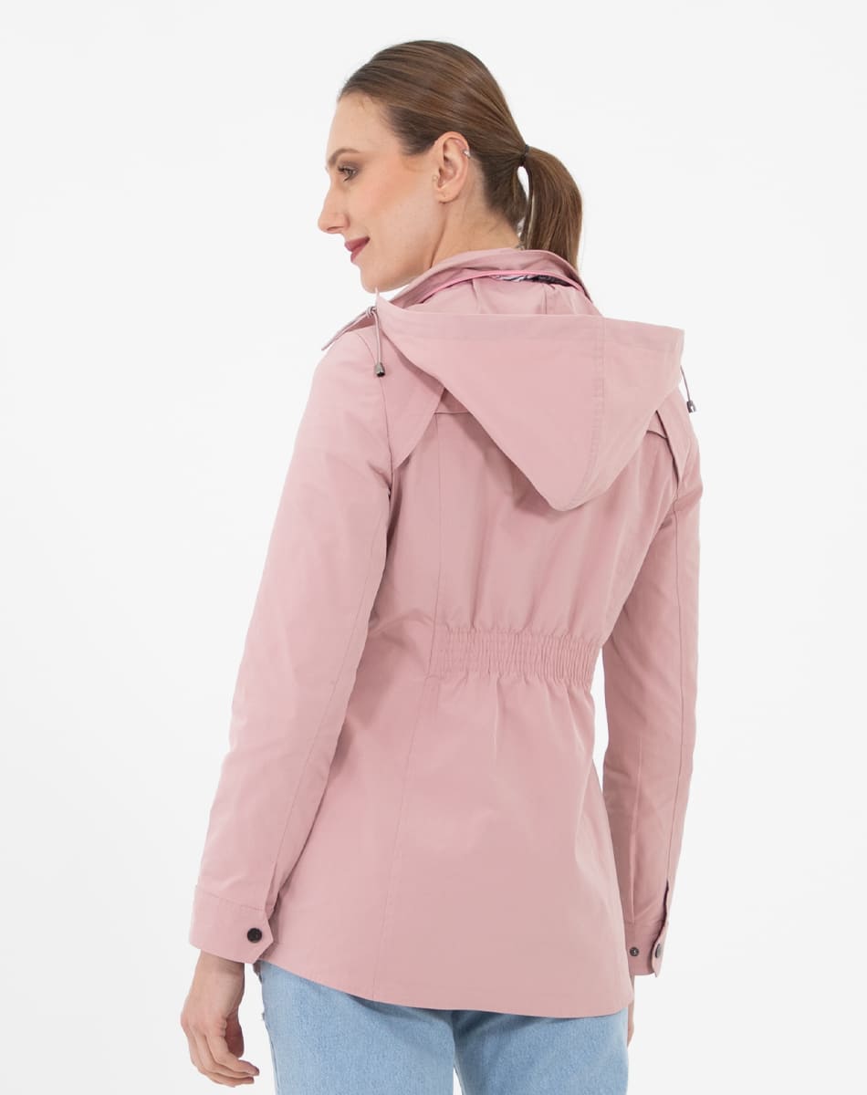 Detachable hood raincoat