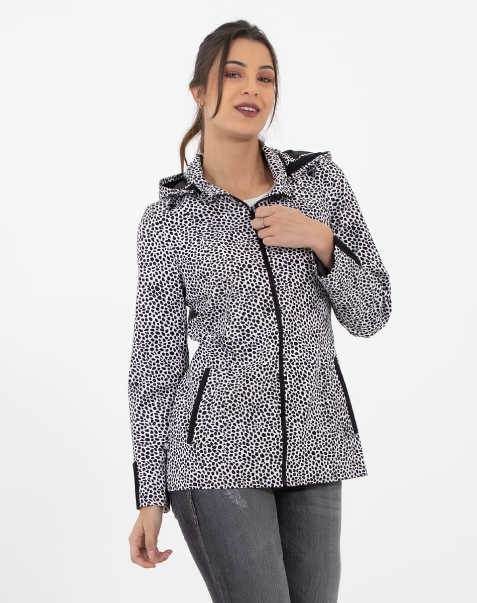 Shyla | Animal Print Raincoat