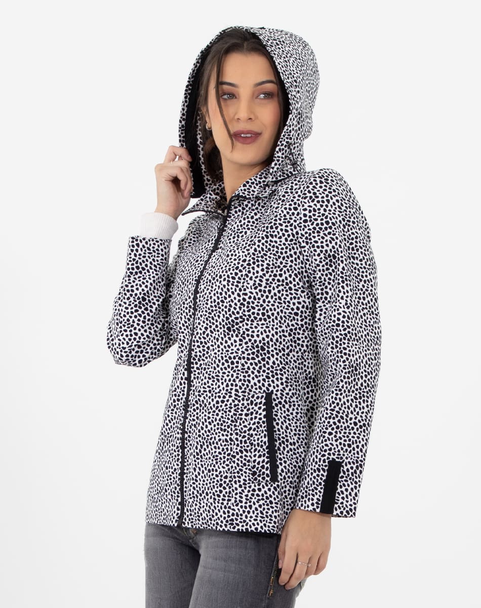 Shyla | Animal Print Raincoat
