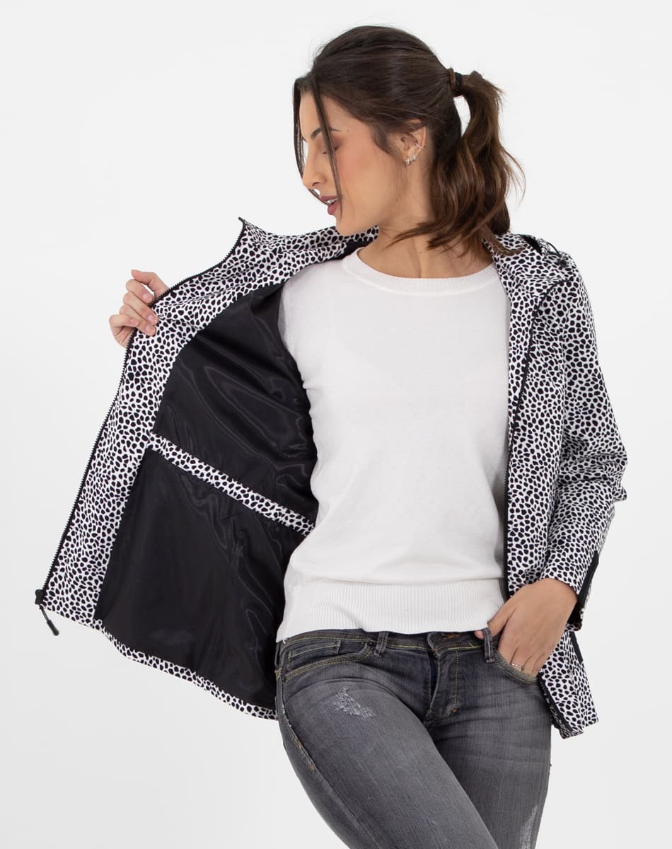 Shyla | Animal Print Raincoat