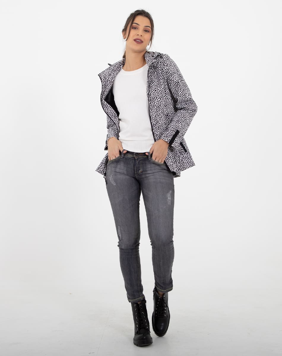 Shyla | Animal Print Raincoat
