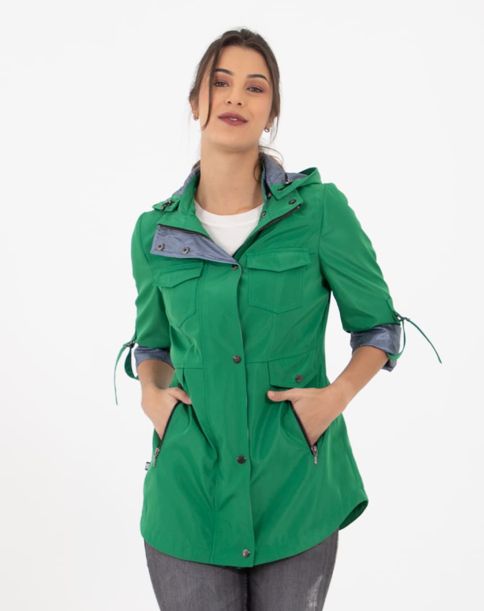 Detachable hood raincoat