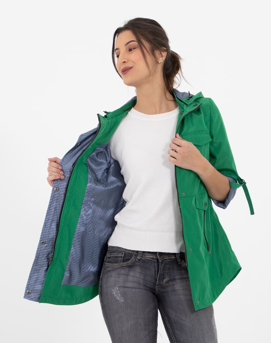 Detachable hood raincoat